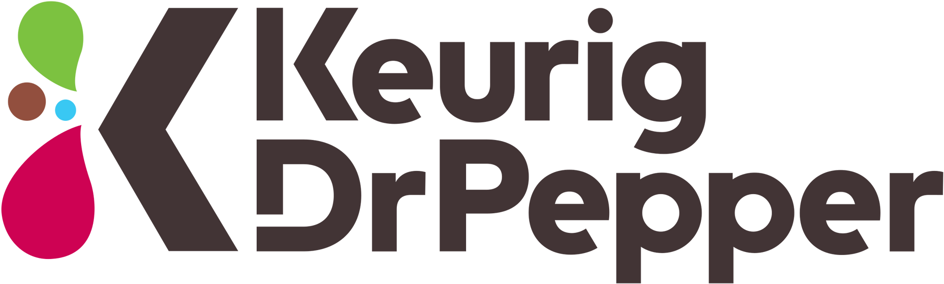 Keurig Dr Pepper logo: brown 