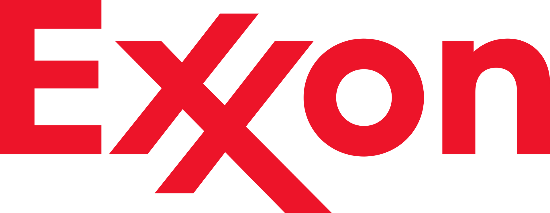 Red Exxon logo on white background.