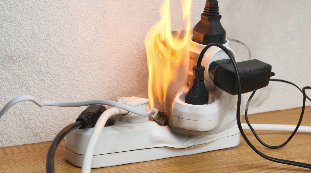 cable and plug fire