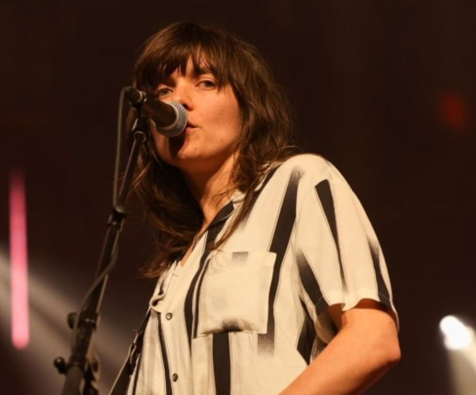 Courtney Barnett performs at a concert