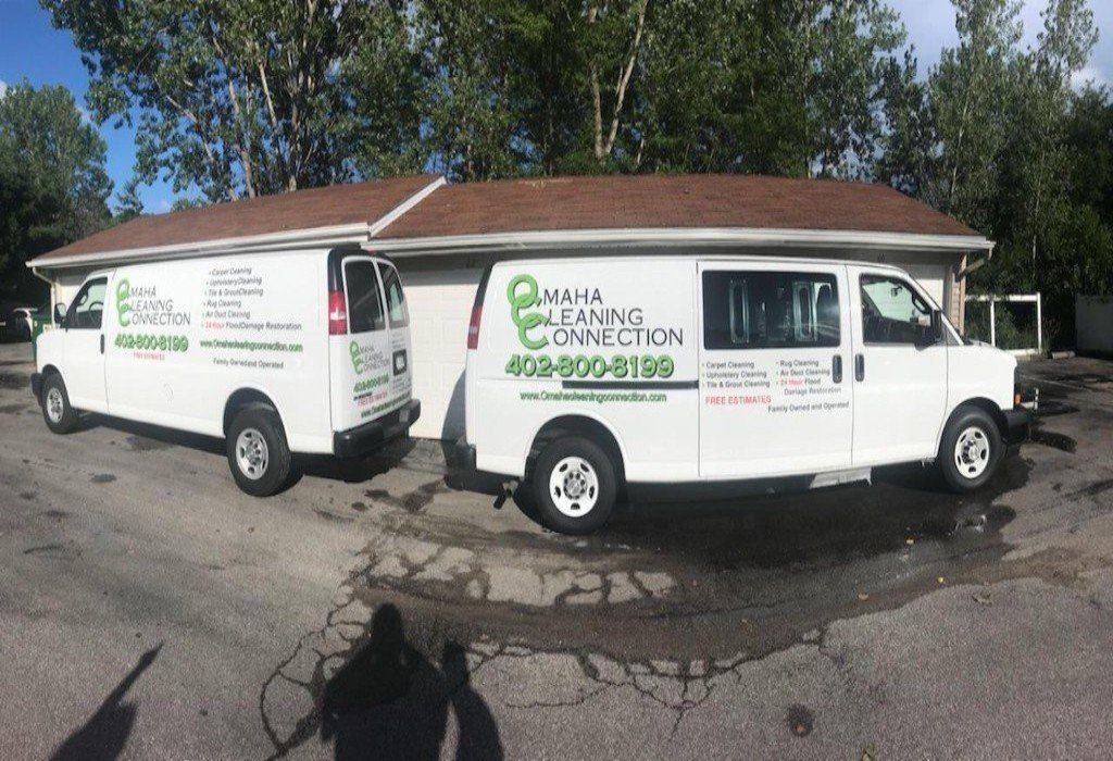 Water Damage Restoration — Van Used For Cleaning Services in Omaha, NE