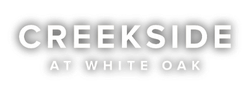 Creekside at White Oak logo.