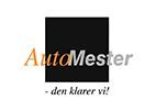 A black and orange logo for automester - den klarer vi ! - 
Se imponerende før- og efterbilleder af vores rensede facader og fliser i Sønderjylland. Algerens, algebehandling, facaderens, fliserens.