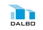 The dalbo logo is a blue square with a roof. - 
Se imponerende før- og efterbilleder af vores rensede facader og fliser i Sønderjylland. Algerens, algebehandling, facaderens, fliserens.