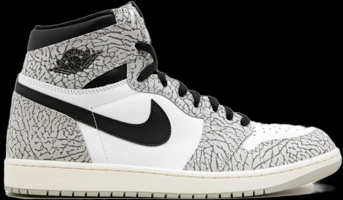 Jordan 1 high white cement