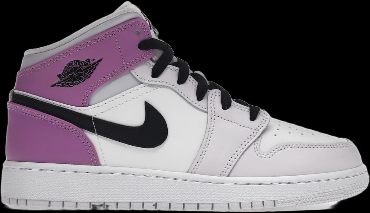 Jordan 1 mid barely grape
