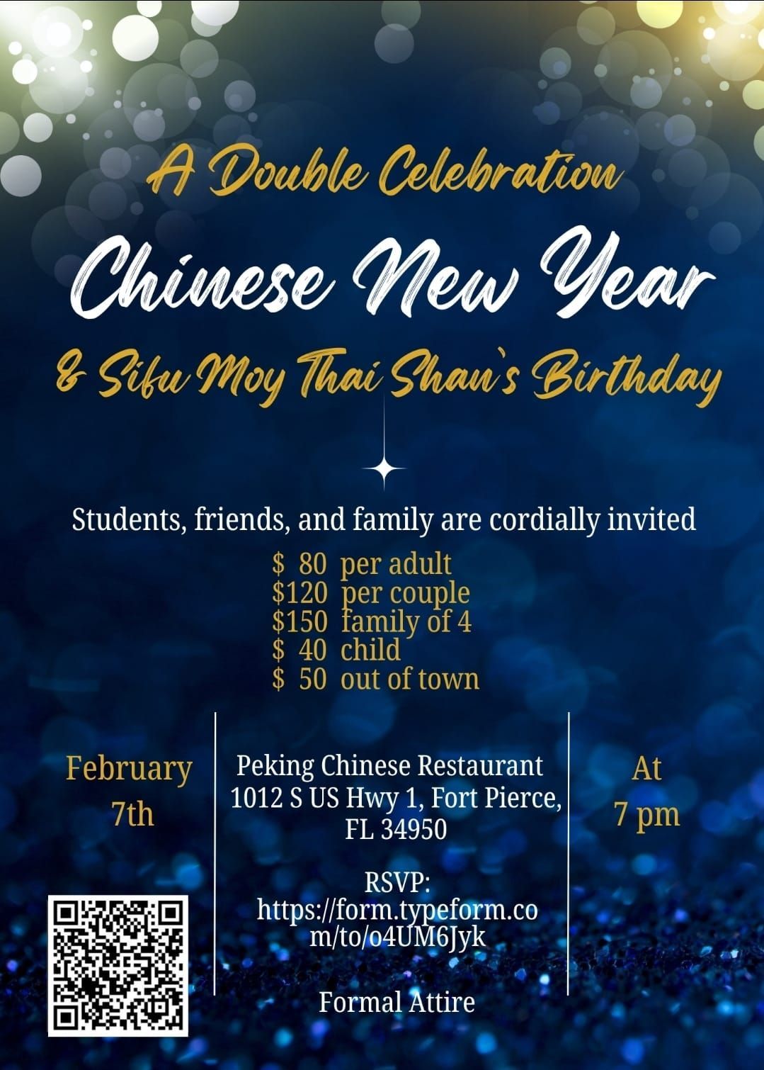 Chinese New Year and Sifu James Birthday Celebration