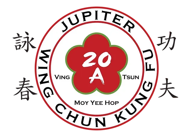 A red and green logo for jupiter chun kung