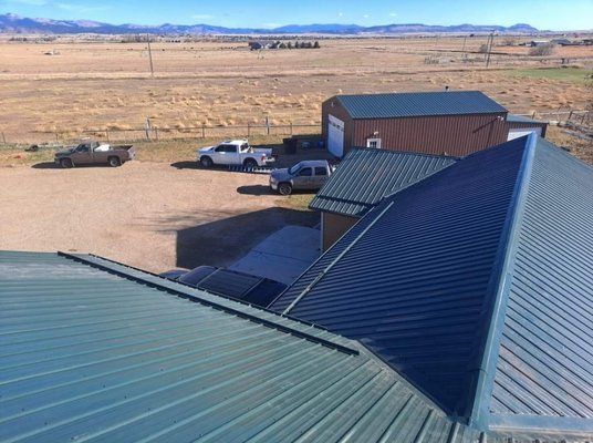 great falls roofing company - metal roof installation