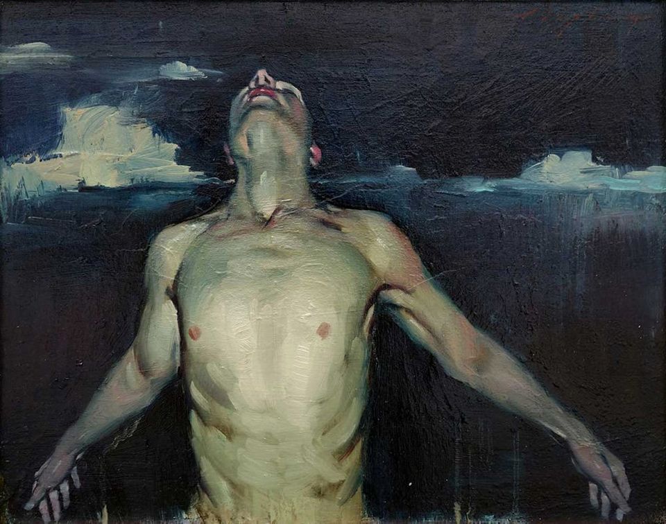 Image of Malcolm Liepke's painting entitled Floating.