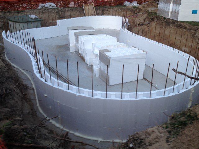 Realizzazione della struttura di una piscina