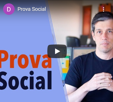 A man is standing in front of a sign that says prova social