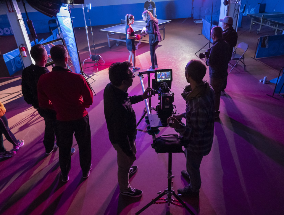 DCV, Shane Yeager & Celene Di Stasio lead a video production for Joola