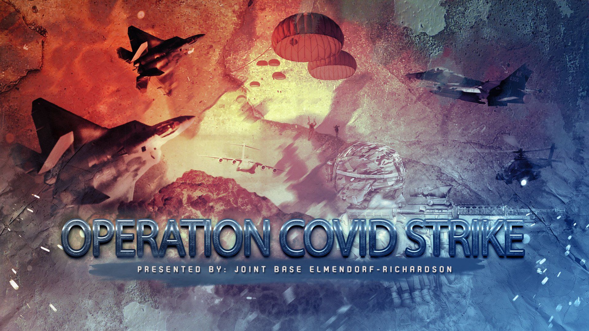 US Air Force Operation COVID Strike With F 22 Plane and JBER winning video campaign