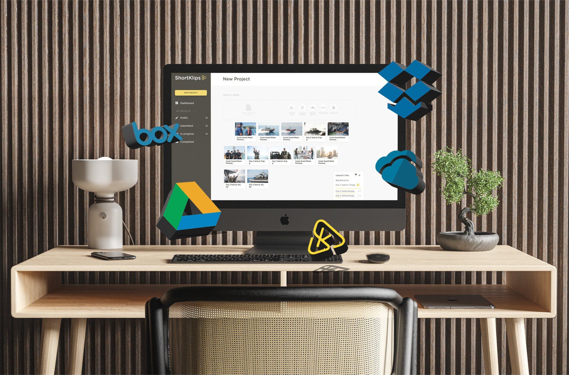 ShortKlips, video project management SaaS designed for video creators