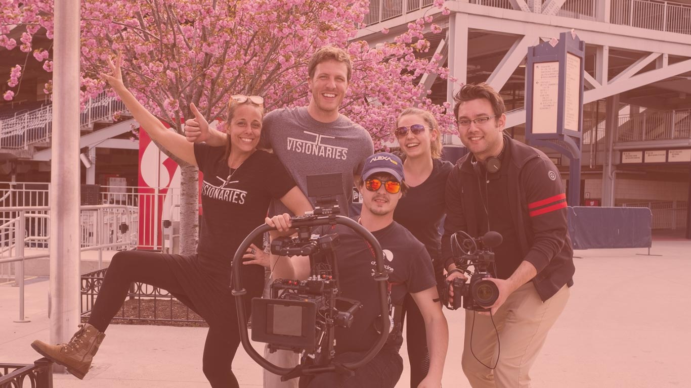 video production team dc visionaries dcv at nats stadium
