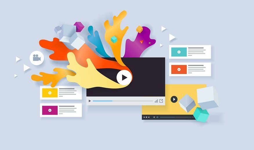 Video Production exploding off a YouTube background