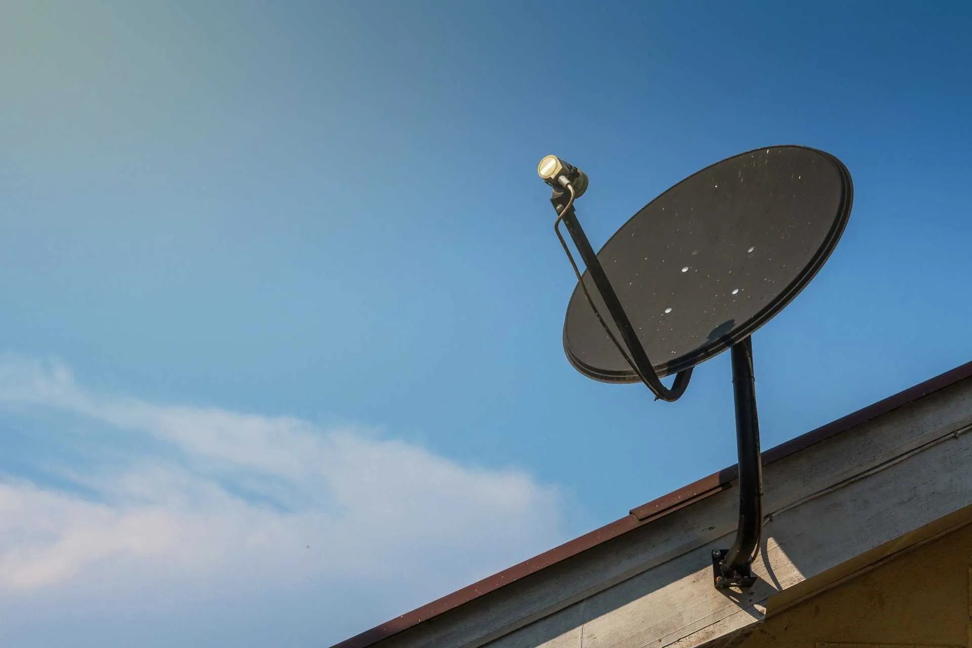 A Satellite Dish on Top of a Brick Building — Audiomation in Nabiac, NSW