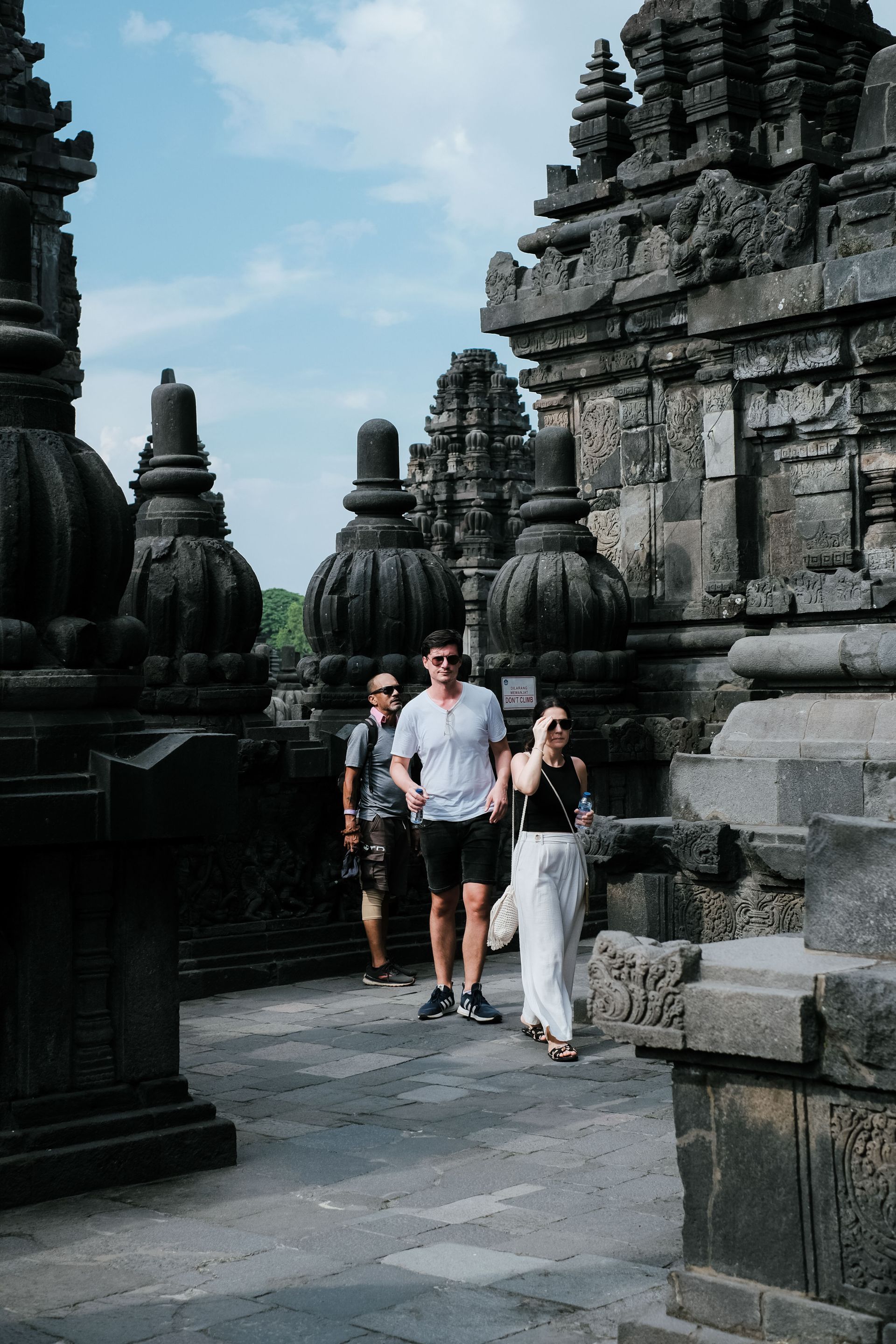 A family through Marvel Borobudur