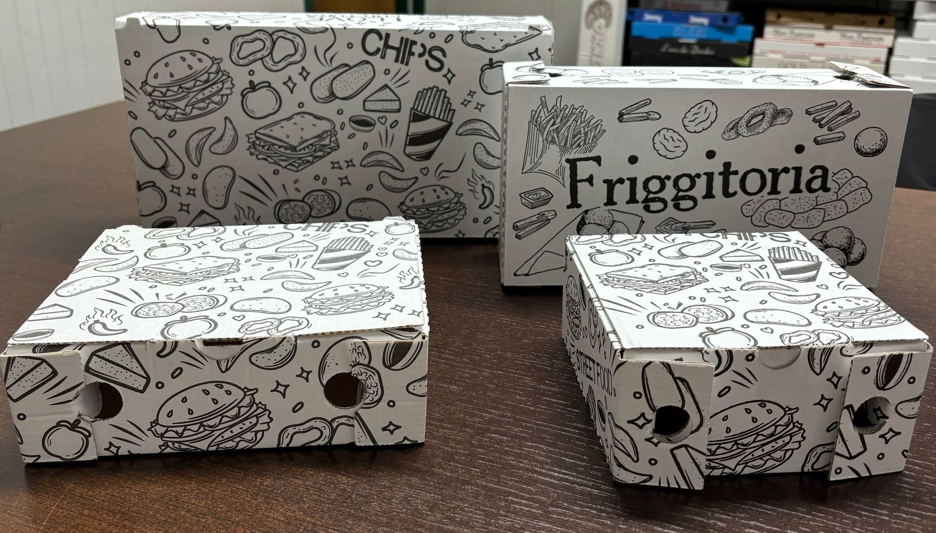 scatole per alimenti