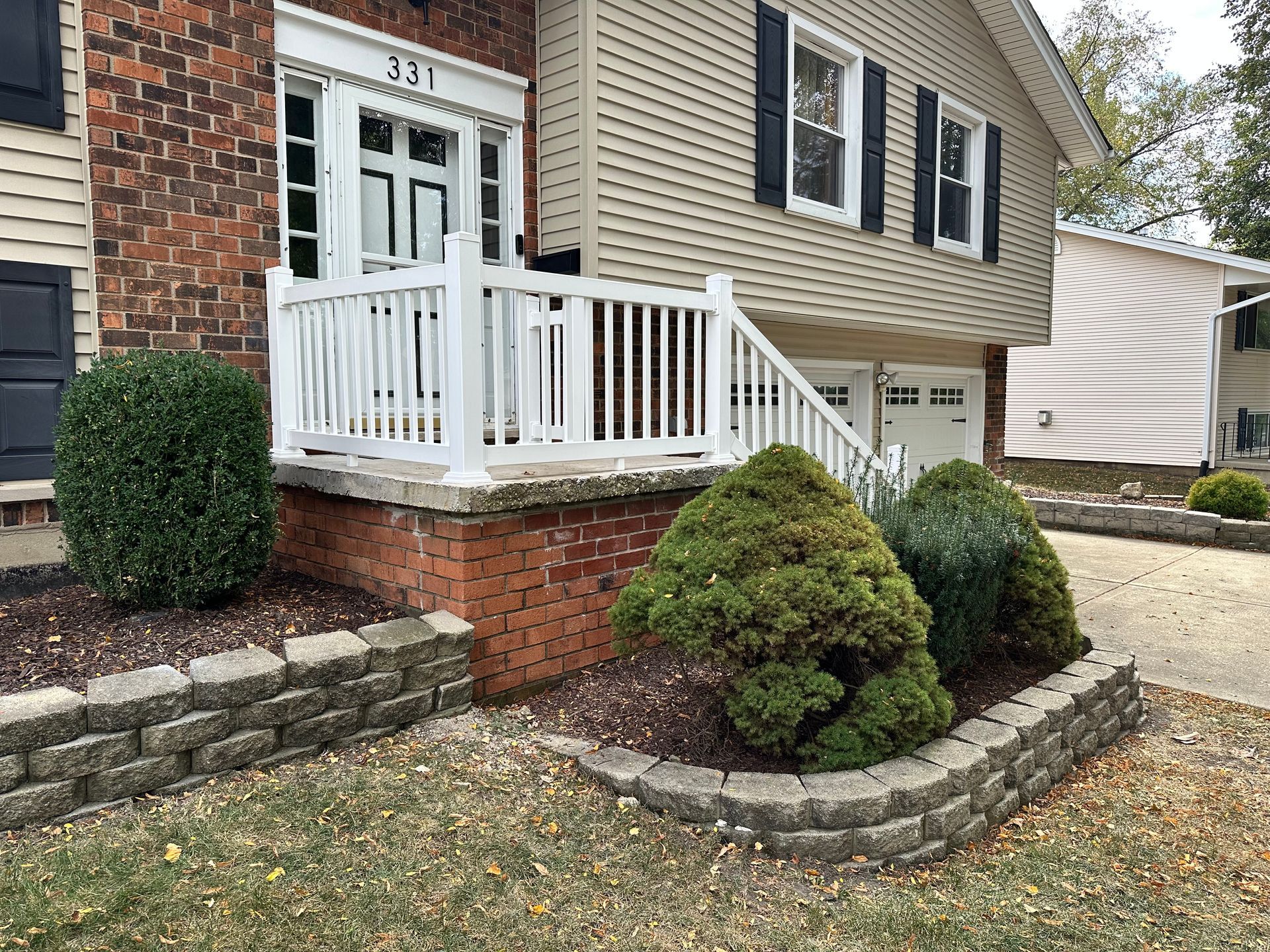 vinyl railing installation Illinois