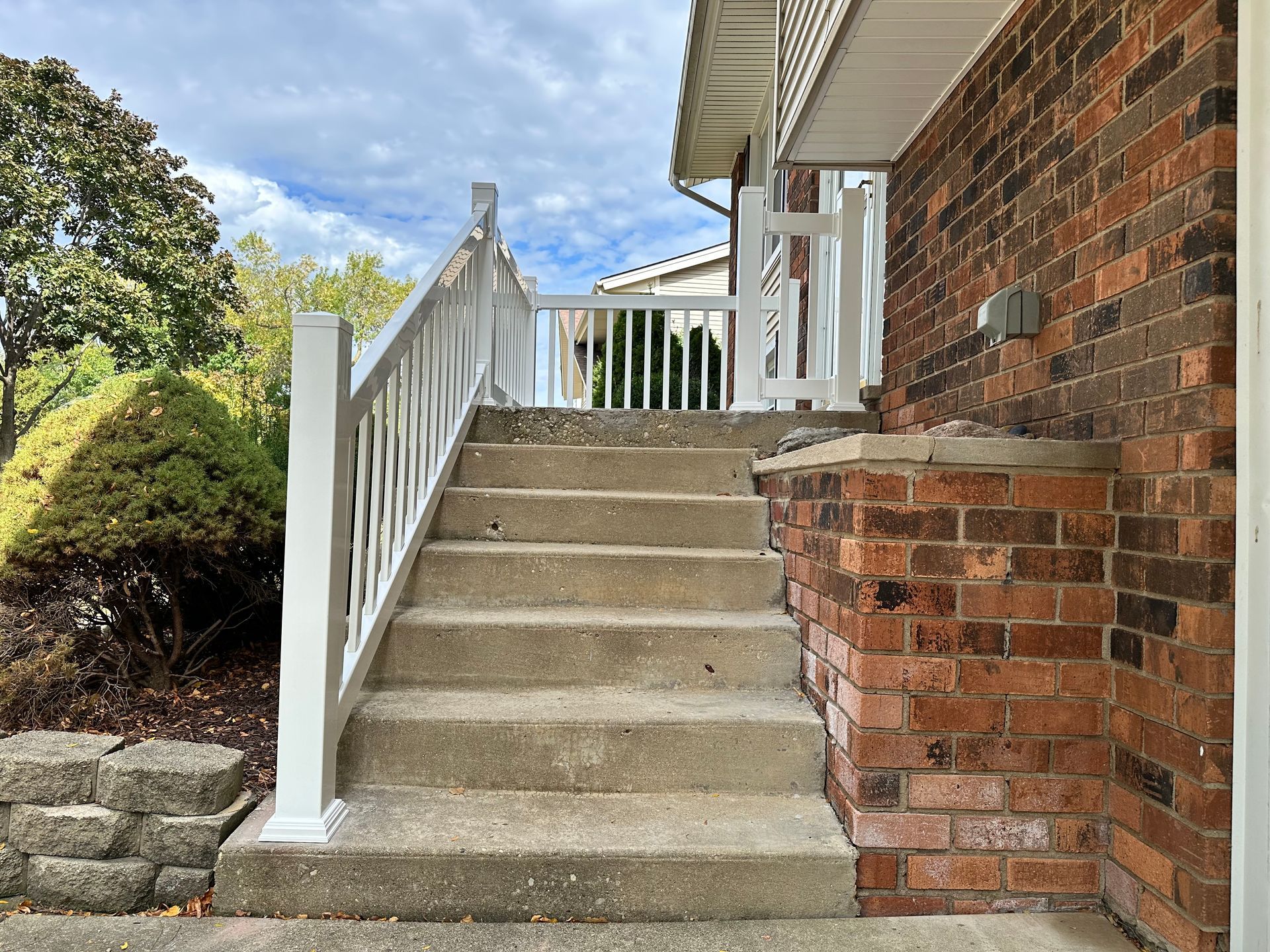 vinyl railing installation Illinois