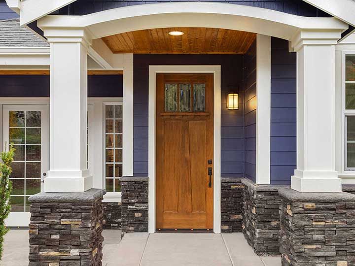 home door and window