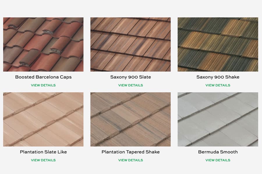 Tile Roof Color Chart