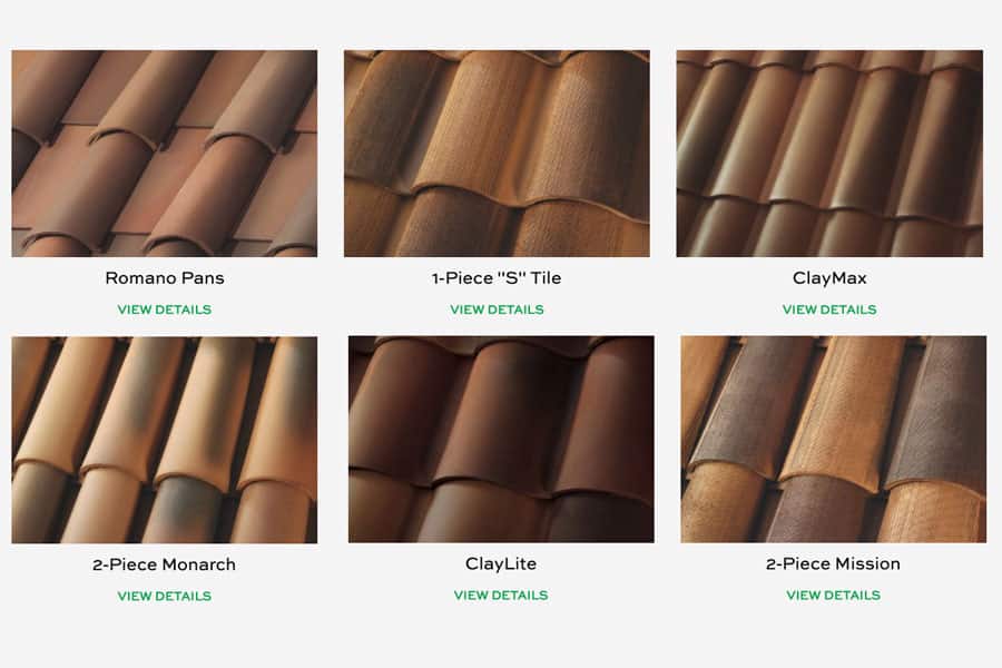 roof tile color selection