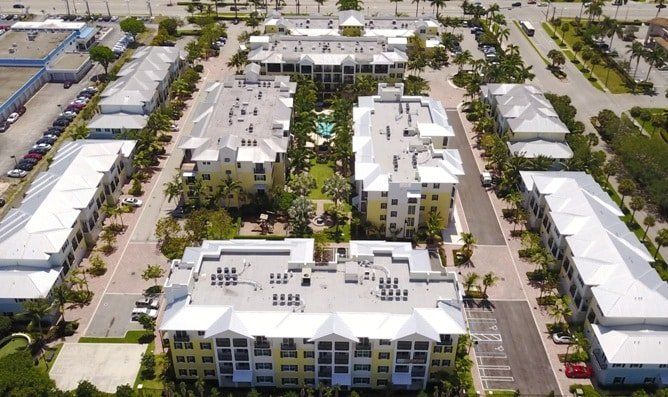 latutudes of delray beach commercial roof installation