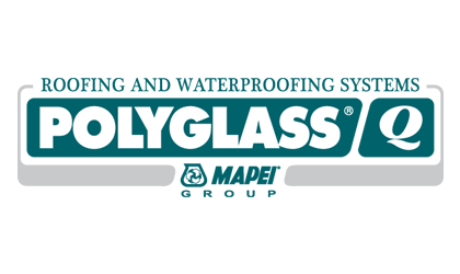 a logo for roofing and waterproofing systems called polyglass q