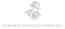 A logo for a company called samurai investigations llc