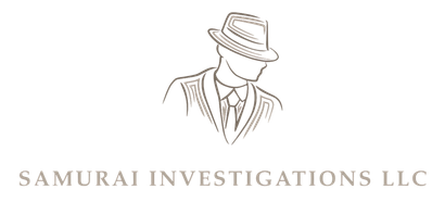 A logo for a company called samurai investigations llc