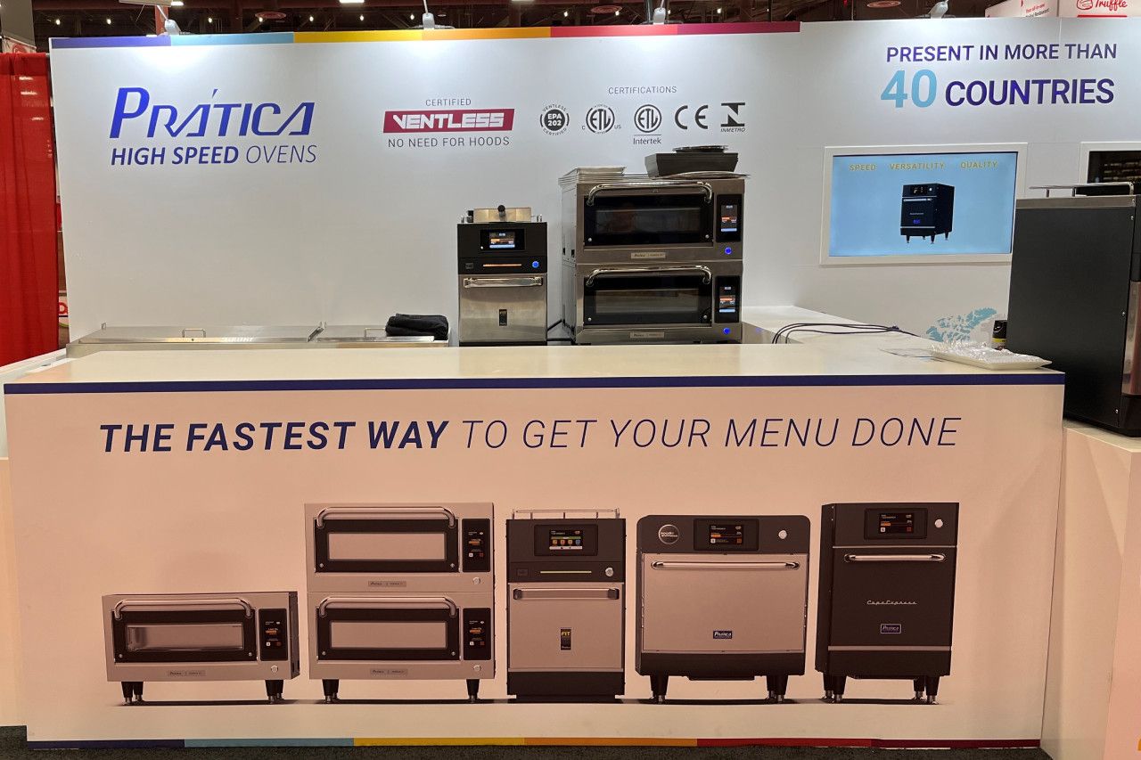 Uma placa que diz a maneira mais rápida de terminar seu menu