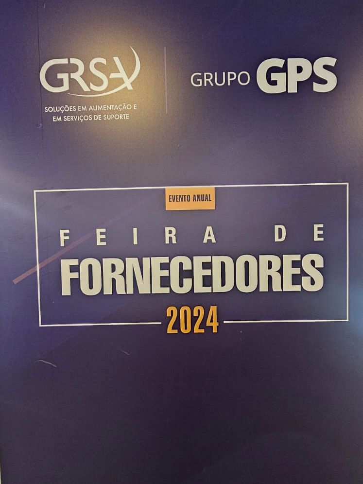 A sign that says feira de fornecedores 2024 on it