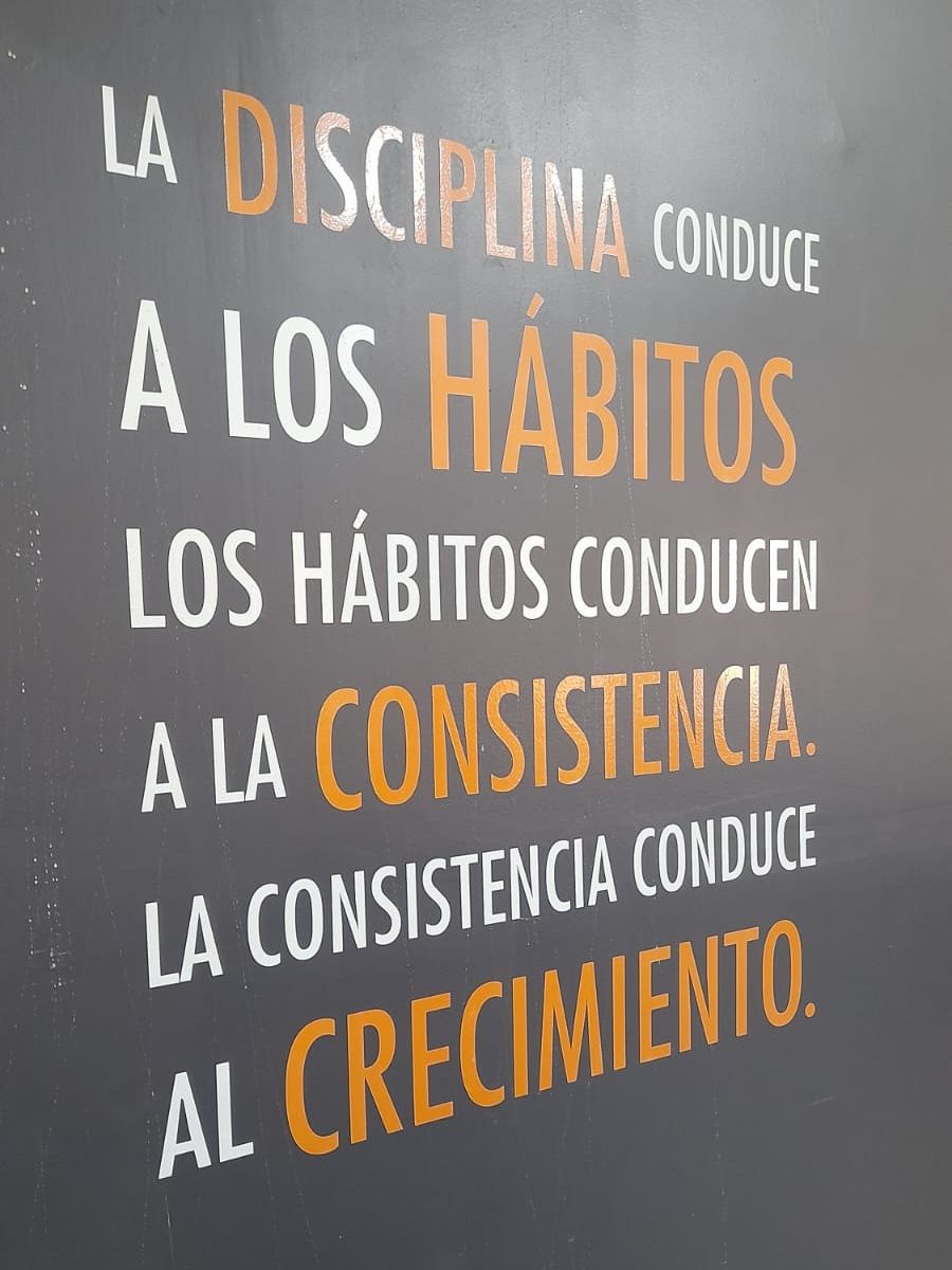Disciplina leva a hábitos. Hábitos levam à consistência. Consistência leva ao crescimento.
