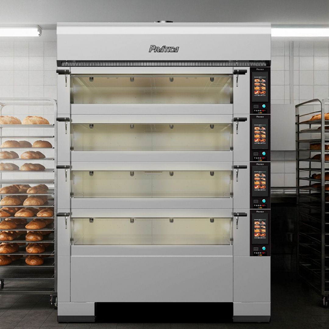 forno de lastro Prática na padaria