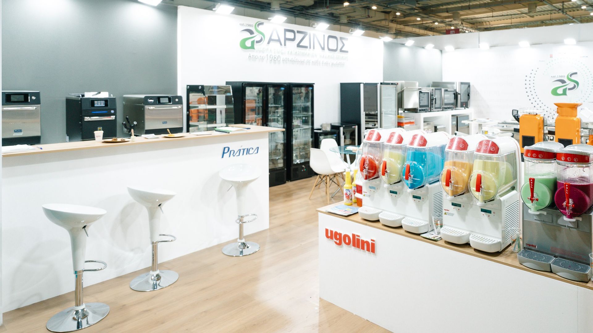 Arzinos destaca equipamentos da Prática na feira HORECA 2023 em Atenas