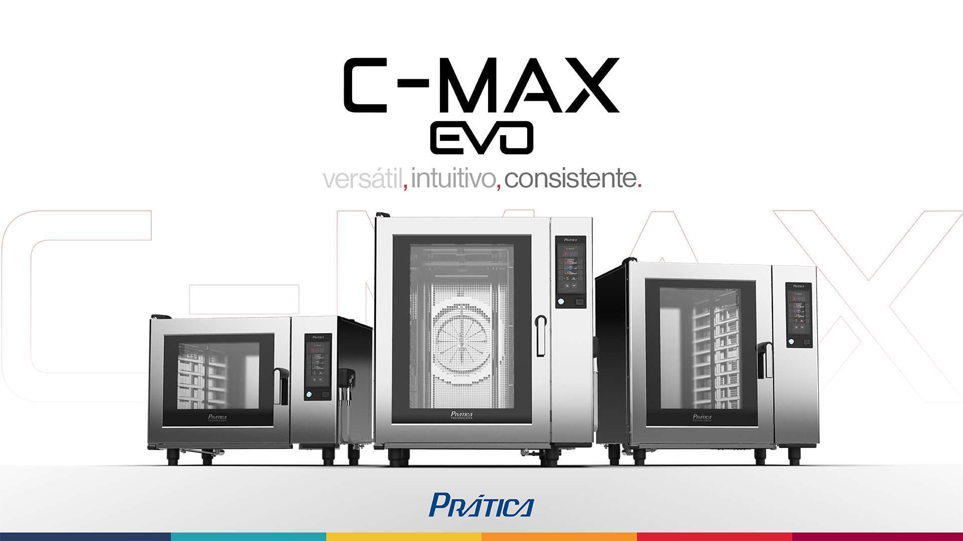 Um anúncio para fornos c-max da pratica