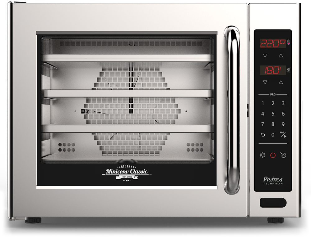 forno de convecção miniconv classic inox programável