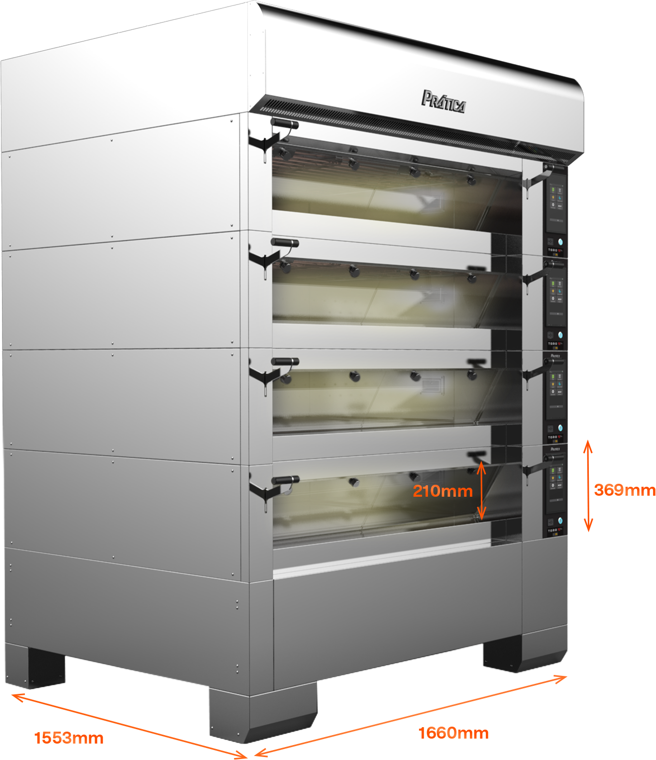 medidas forno lastro toro tc 2a