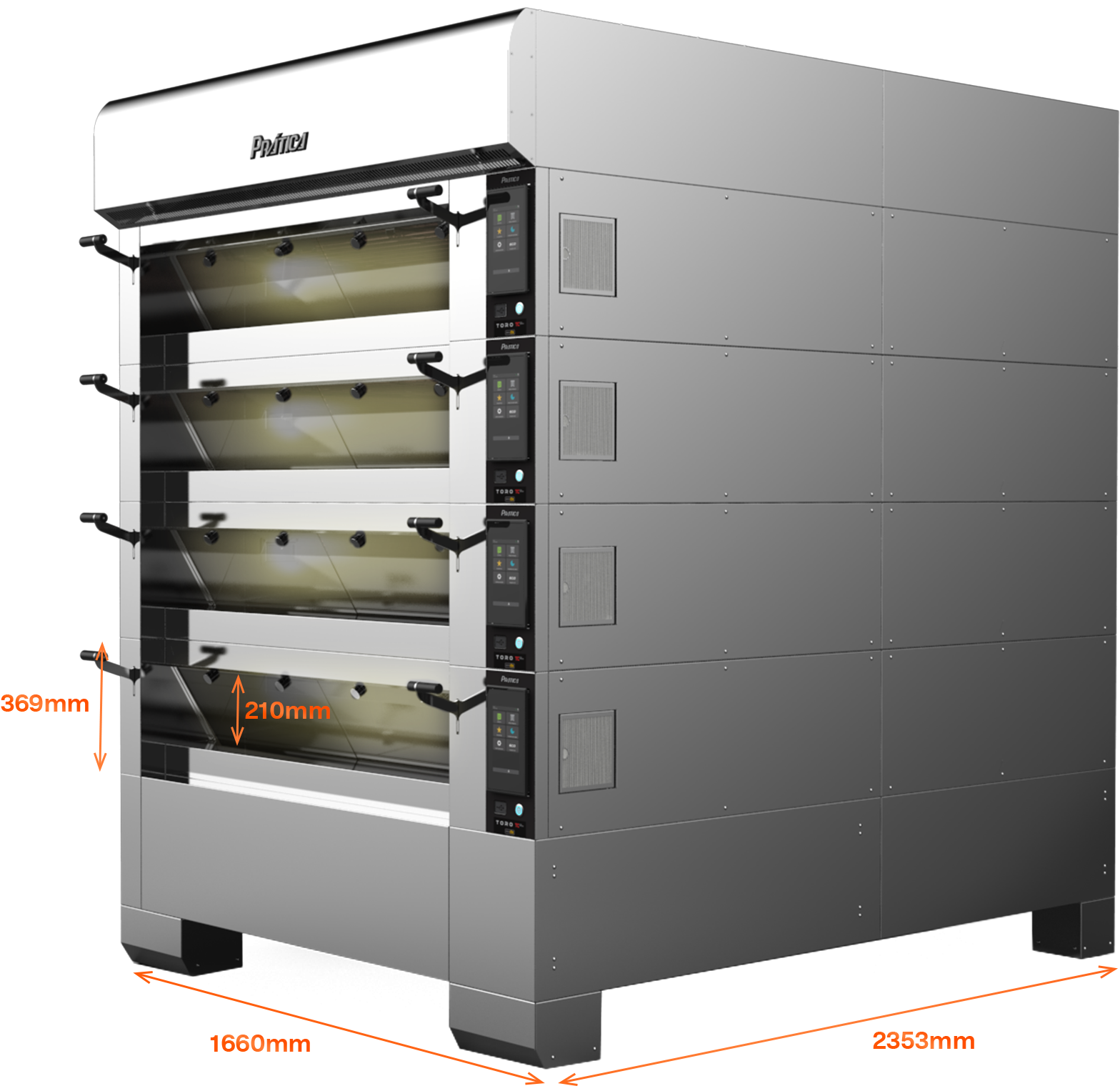medidas forno lastro toro tc 4a