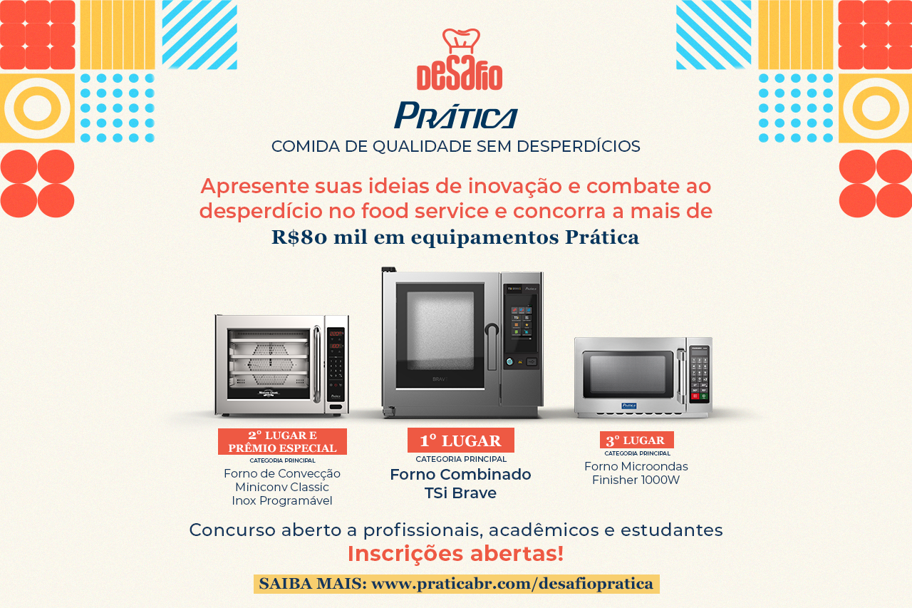 Est&atilde;o abertas as inscri&ccedil;&otilde;es para o Desafio Pr&aacute;tica: qualidade e sustentabilidade na gastronomia