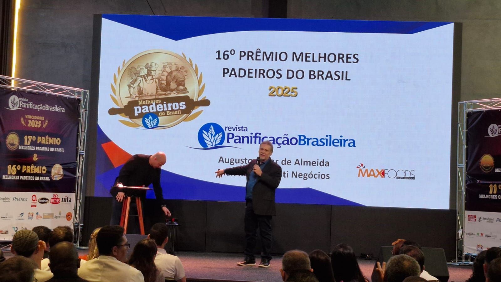 Man presenting at the