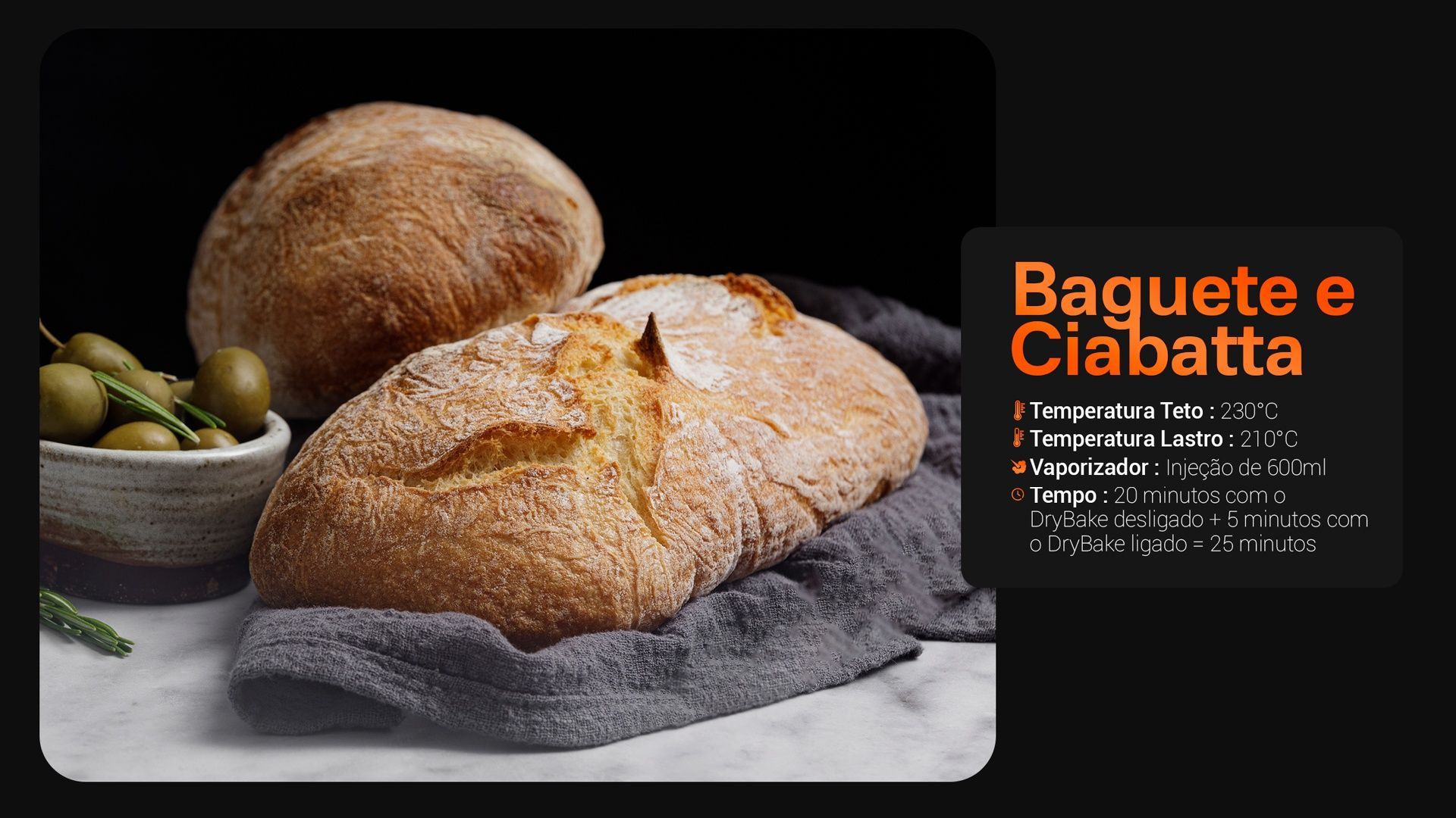 baguete e ciabatta