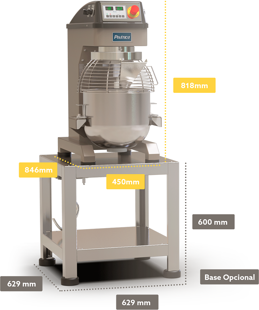 Batedeira Profissional Pratica