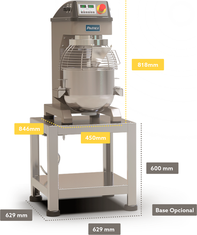 Batedeira planetária BP18 Easy Pro - Prática