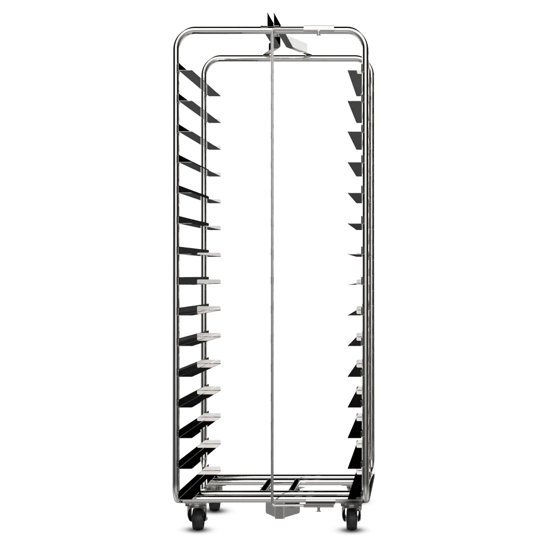carro giratorio para 15 assadeiras 60x80 cm