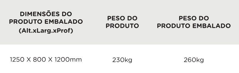 As dimensões de um produto são mostradas em um fundo branco