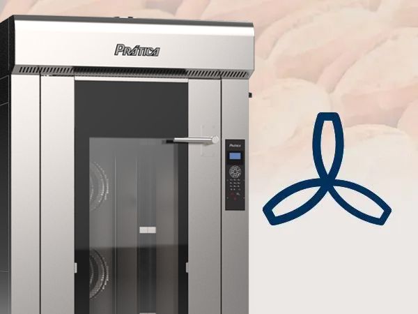 forno rotativo pratica rg6080